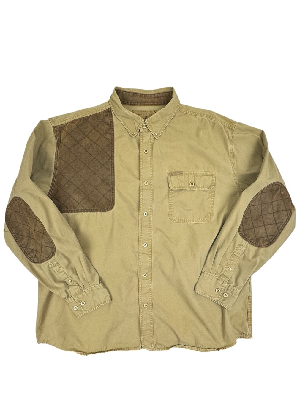North River Outfitters Medium shooting shirt hunting chest /elbow patch XL